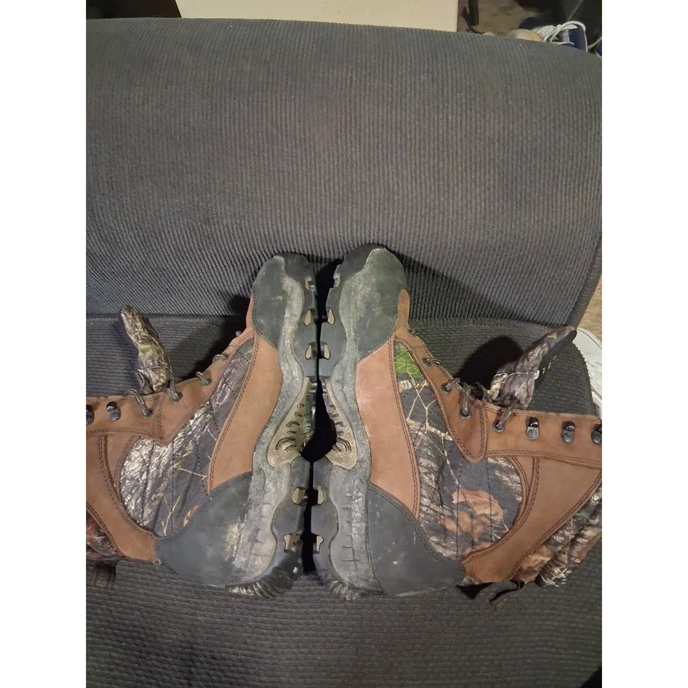 Rocky 4755 8 Inch Hunting 600G Waterproof‎ Mens Boots Ankle Brown Size 12W
